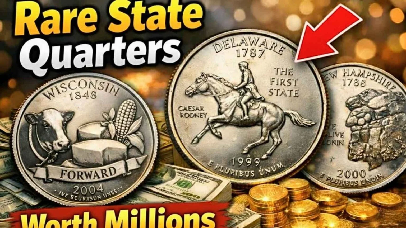Top 5 Rare State Quarters Worth Millions in 2026 Collector’s Value Guide